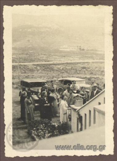 Mayor of Athens Kostas Kotzias in company on Easter Sunday