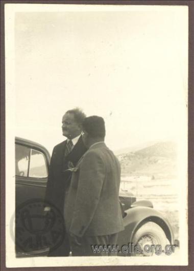 Mayor of Athens Kostas Kotzias in company on Easter Sunday