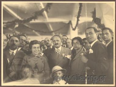 Mayor of Athens Kostas Kotzias at the Easter celebration at the municipal garage