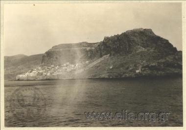 Castle of Monemvasia seen from the sea