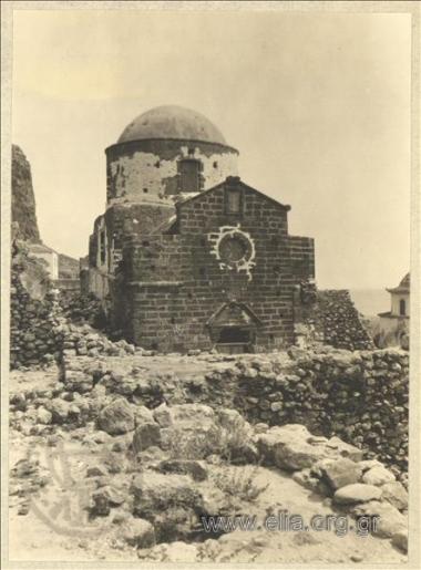 The church of the Panagia Myrtidiotissa in Monemvasia