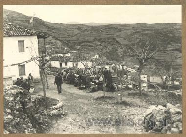 Group of the Sightseeing Club in Agios Ioannis of Kynouria.