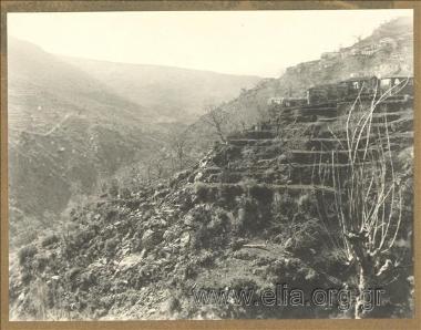 Part of a mountain village in the Peloponnese
