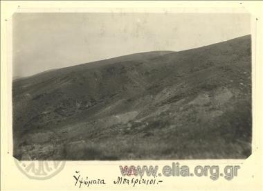 Μικρασιατική εκστρατεία, άποψη των υψωμάτων του Μπασρίκιοϊ.