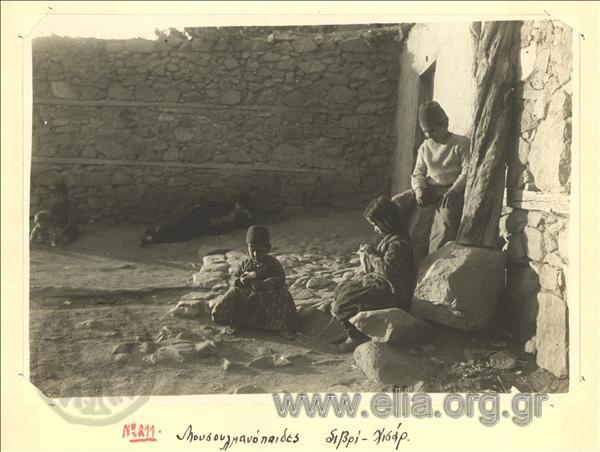 Asia Minor campaign, young Muslims at Sivri-Hisar .