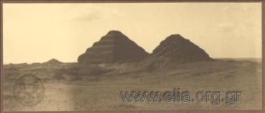 Pyramids in the Sahara desert