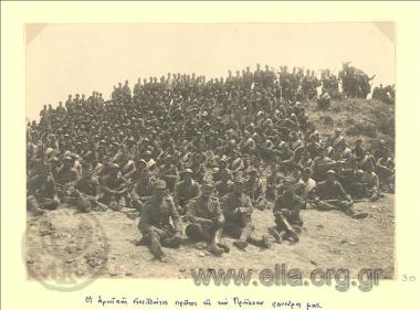 Asia Minor campaign, the first Greek soldiers that entered Bursa.