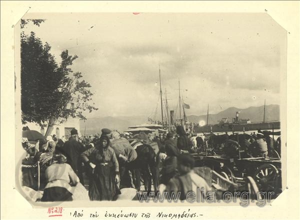 Asia Minor campaign, shot from the evacuation of Nikomedeia.