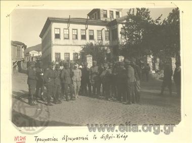 Μικρασιατική εκστρατεία, τραυματίες αξιωματικοί αναρρώνουν στο Σιβρί-Χισάρ.