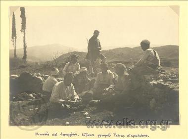 Asia Minor campaign, evzone guards captives.