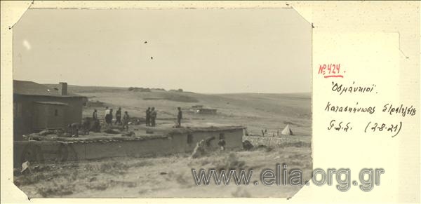 Asia Minor campaign, August 2, part of the camp of the Third Army Corps at Osmanköy.