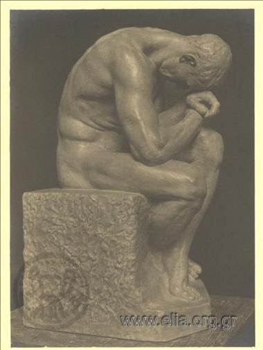 Το Δίλημμα ή Ο Σκεπτόμενος. Γλυπτό του Κώστα Δημητριάδη.