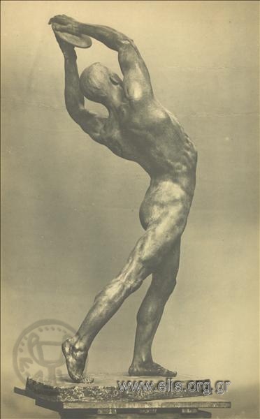 The discobol. Scultpture by Kostas Dimitriadis, gold medalist in the 1924 Paris Olympic Art Competition