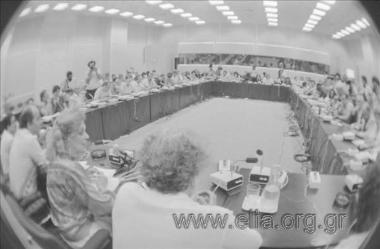 June 18. Press Conference of Melina Merkouri for Athens Cultural Capital