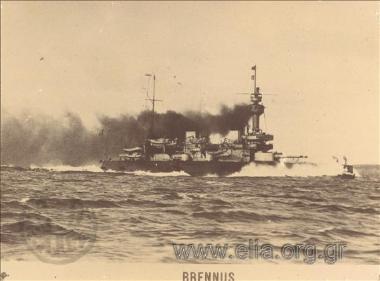 The French battleship 