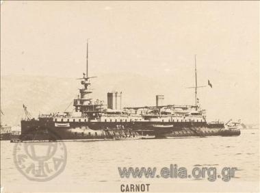 The French battleship 