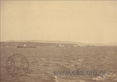 The Turkish fleet at Nagaras