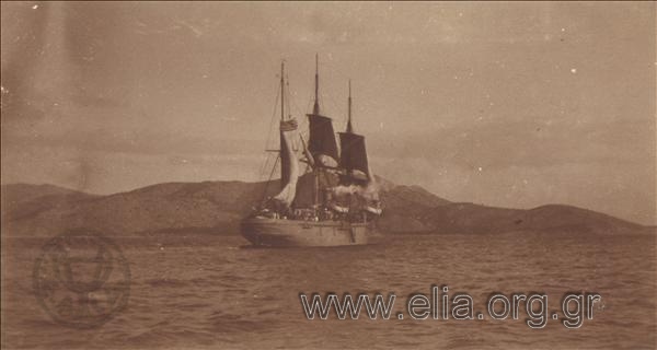 The hellenic sailing warship 