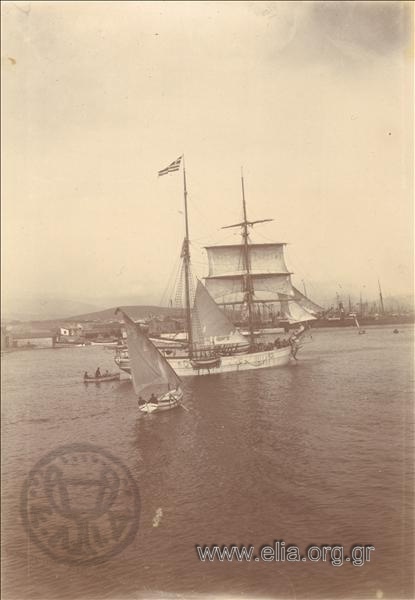 Sailboat at the port.