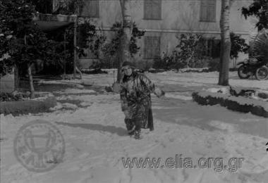 Χιονοπόλεμος.