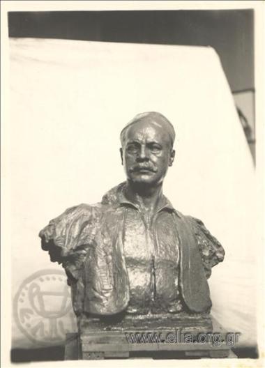 Bust of Markos Botsaris.