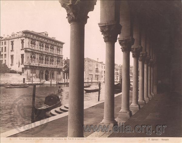 Το Canal Grande κοντά στο palazzo Vendramia.