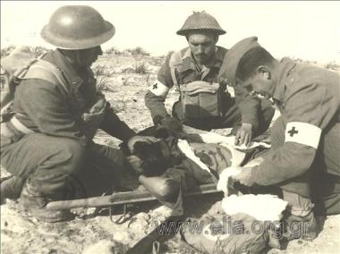 World War II: Greek  troops in North Africa and the Middle East