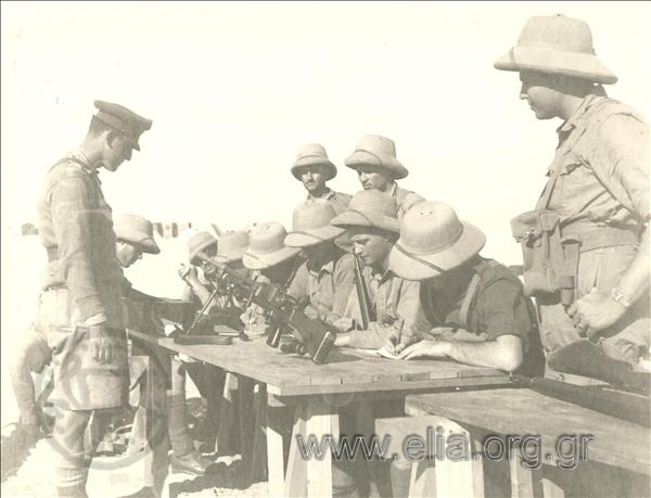 World War II: Greek troops in North Africa and the Middle East