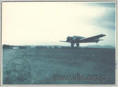 Αεροπλάνο της Ελληνική Εταιρίας Εναερίων Συγκοινωνιών.