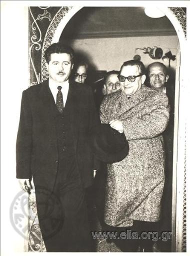 Minister for Employment Aristidis Dimitratos at the dance held by the Newsvendors