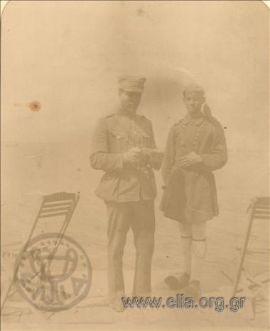 Asia Minor campaign: First lieutenant Dimitrios Georgopoulos and evzones