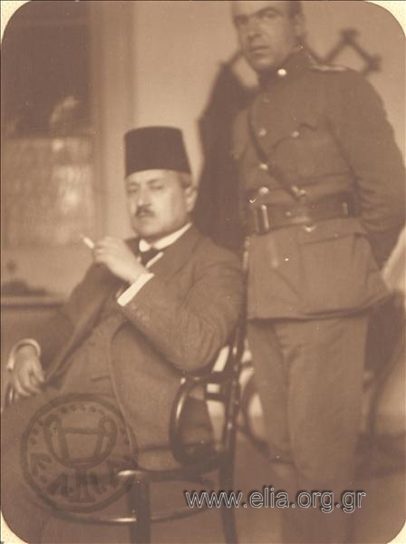 Asia Minor campaign, second lieutenant Dimitrios Georgopoulos and the  prefect of Magnesia Husni.