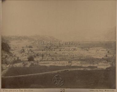 Αρχαιολογικός χώρος Ολυμπίας: γενική άποψη της ανασκαφής.