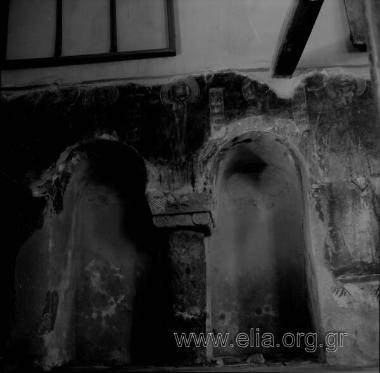 Εσωτερικό της εκκλησίας του Αγίου Νικολάου.