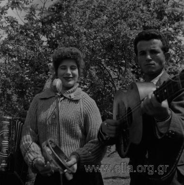 Σαρακατσάνικος γάμος. Οργανοπαίχτες.