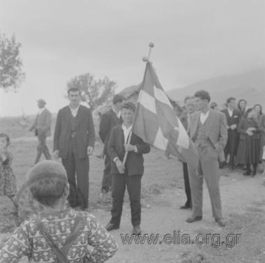 Σαρακατσάνικος γάμος.Ο φλαμπυριάρης Αχιλλέας Χαρίσης.