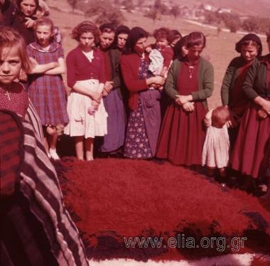 Σαρακατσάνικος γάμος.Τα προικιά.