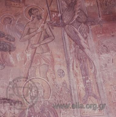Τοιχογραφία σε ναό.