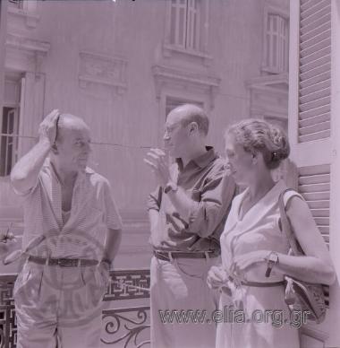 Αλέξης Μινωτής, Γιάννης Τσαρούχης, Μαρία Χορς.