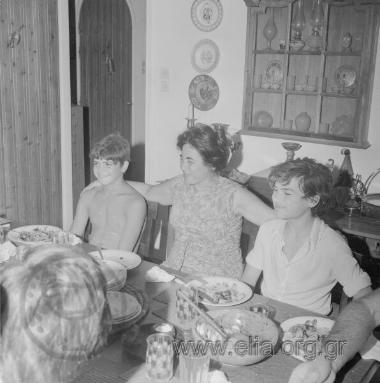 Στο σπίτι της οικογένειας Δημήτρη Παπαδήμου.