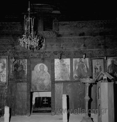 Ναός Αγίου Μηνά, το τέμπλο.