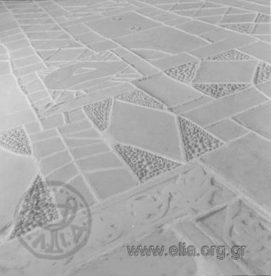 Δάπεδο στο ναό Κοιμήσεως της Θεοτόκου.