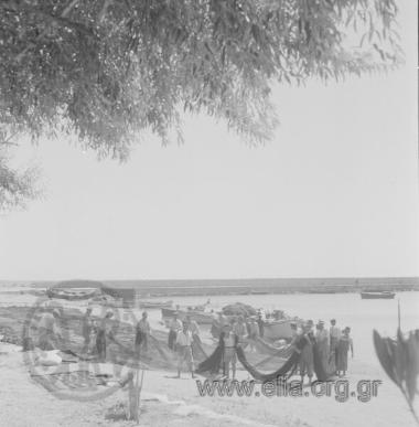 Το άπλωμα των διχτυών.