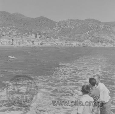 Λίμνη Ευβοίας, άποψη από το πλοίο.