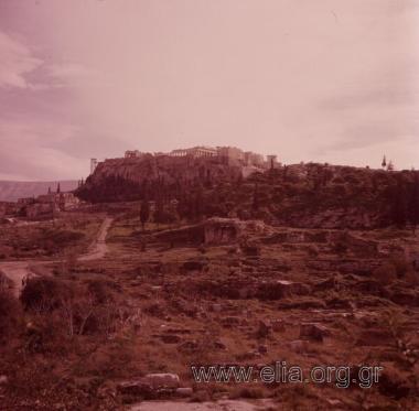 Γενική άποψη της Ακρόπολης. Λήψη από την Αρχαία Αγορά.