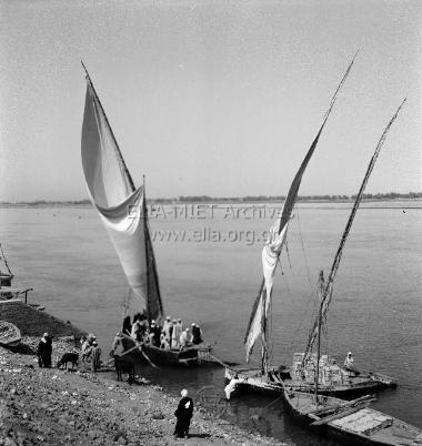 Φελούκες στην όχθη του Νείλου.