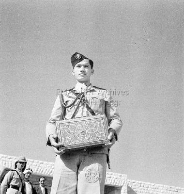 Αμμάν. Στιγμιότυπο από την τελετή ενθρόνισης του βασιλιά Αμπντάλα Α' της Ιορδανίας.