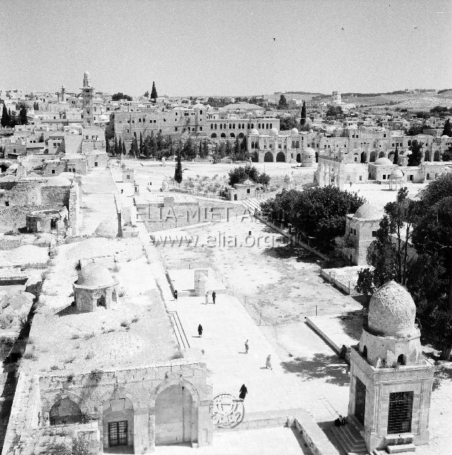 Ιερουσαλήμ, Ιούλιος 1956. Haram ash-Sharif (το Όρος του Ναού).