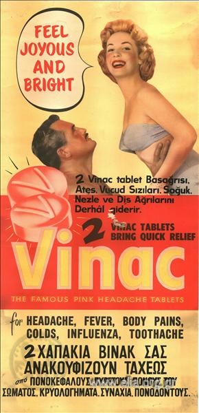 Vinac, the famous pink headache tablets
