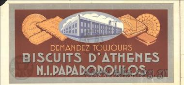 Biscuits d' Athenes N. I. Papadopoulos